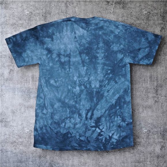 The Mountain Bald Eagle Nature Graphic Tee Shirt Blue Tie Dye USA – Size L - Picture 6 of 6